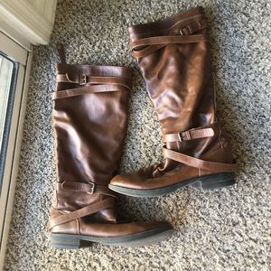 Madden girl below knee riding boots